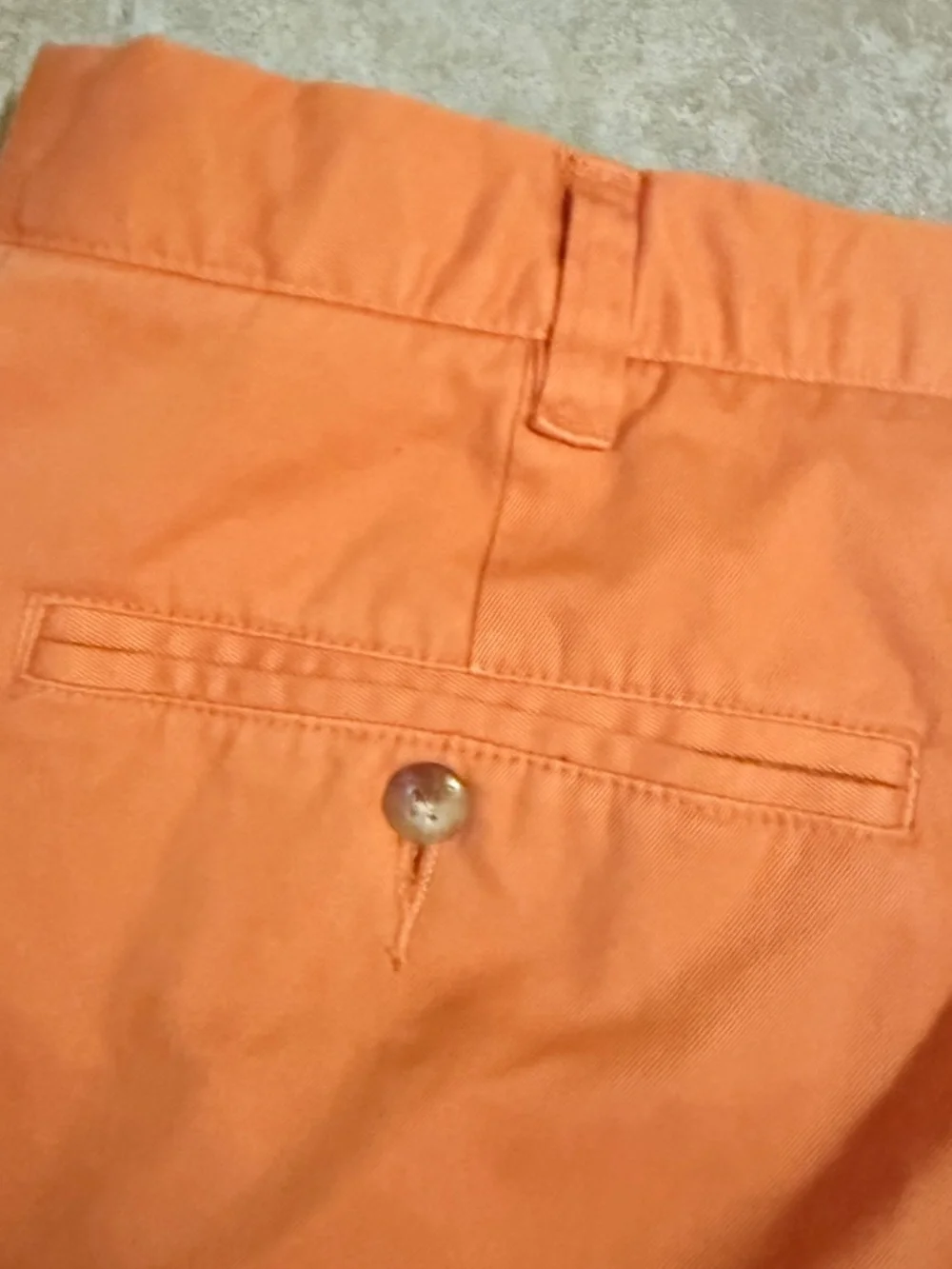 Orvis Men’s Orange Cotton Chino Pant Size 42/30 (40x26.5) Straight Leg Preppy